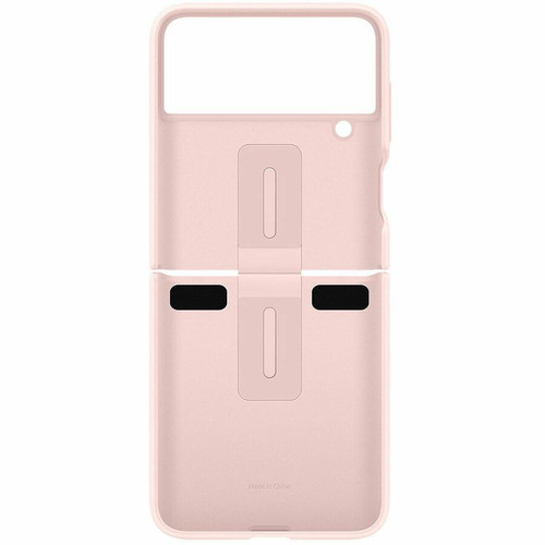 Samsung Carrying Case Samsung Galaxy Z Flip4 Smartphone - Pink - Silicone Body - 6.67" (169.30 mm) Height x 2.99" (75.90 mm) Width x (Fleet Network)