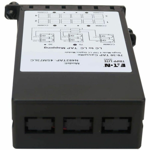 Tripp Lite series N482TAP-4SM73LC Singlemode TAP Cassette, 70/30 - 12 Port(s) - 12 x Duplex (N482TAP-4SM73LC)