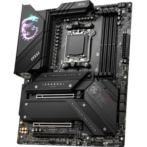 MSI MPG X670E CARBON WIFI Versatile Gaming Desktop Motherboard AMD Chipset Socket ATX Compatible With Ryzen 5 7 9 X670ECARBWIFI