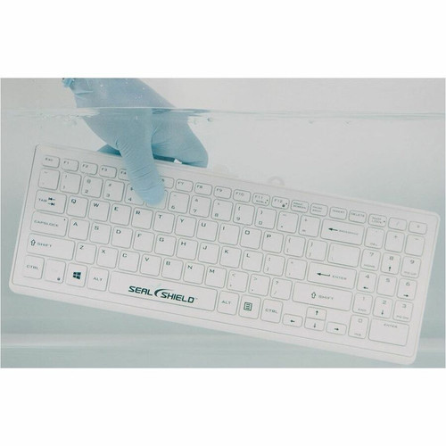 Seal Shield Cleanwipe Protective Cover - Supports Keyboard - Silicone (SSXKSV101PRO-KFSC)