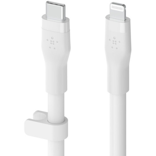 Belkin USB-C Cable with Lightning Connector - 6.6 ft (2 m) Lightning/USB-C Data Transfer Cable for iPhone, iPad, iPod, iPad Pro, iPad (CAA009BT2MWH)