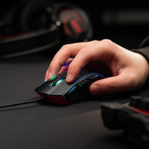XPG PRIMER Gaming Mouse Optical Cable Black USB Type A 12000 Dpi Scroll Wheel Mosue 75260144