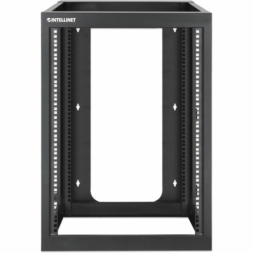 Intellinet 19" Wall Mount 4-Post Open Frame Network Rack, 15U - For IT Equipment, Network Equipment, Server, Switch, Patch Panel - 15U (716161)