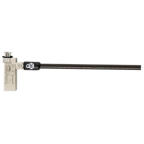 Kensington K65022 Slim NanoSaver 2. 0 Keyed Laptop Lock - 5. 9 ft Carbon Steel Cable - Gray