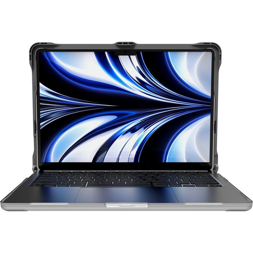 Brenthaven 3042 3042360 Protective Sleeve for MacBook Air 13-inch - M2 - Gray Textured Grip - Impact - UV - Yellowing Resistant