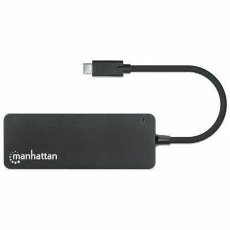 Manhattan 7-Port USB 3.2 Gen 1 Type-C Hub - for Flash Drive, Tablet, Mouse, Keyboard, Desktop PC, Notebook - USB Type C - 7 x USB - - (168410)