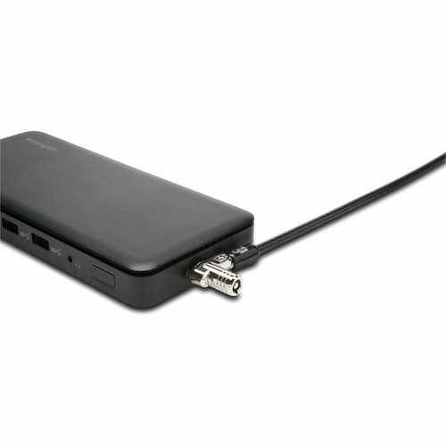 Kensington K65024 Slim NanoSaver 2. 0 Dual Headed Lock - Custom Keyed - Carbon Steel - Cut Resistant - For Notebook