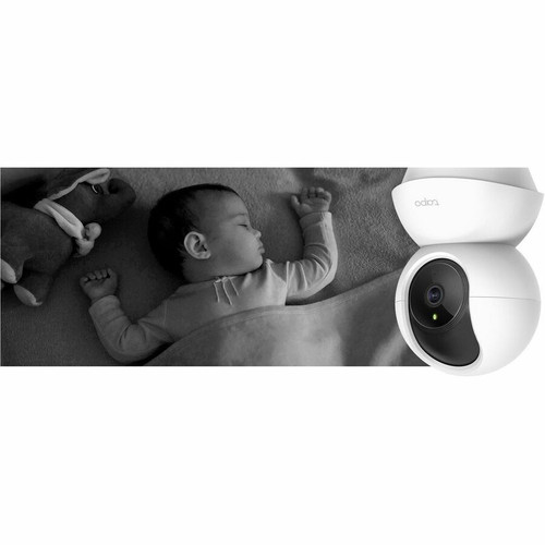 Tapo TAPO C210P2 Pan/Tilt Home Security Wi-Fi Camera - 3MP 2K Color with Infrared Night Vision - 360° View - Motion Detection - Two-Way Audio
