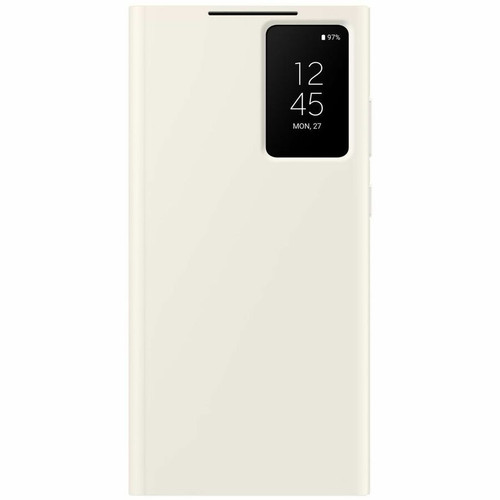 Samsung Smart View EF-ZS918 Carrying Case (Wallet) Samsung Galaxy S23 Ultra Smartphone - Cream - 6.59" (167.40 mm) Height x 3.28" mm) (Fleet Network)