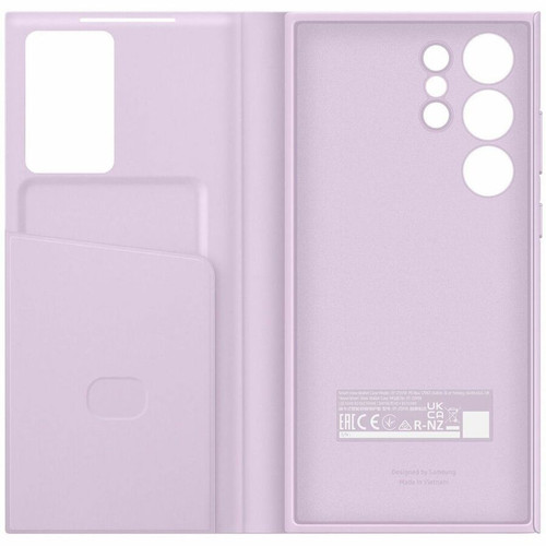 Samsung Smart View EF-ZS918CVEGCA Carrying Case (Wallet) Samsung Galaxy S23 Ultra Smartphone - Lavender (EF-ZS918CVEGCA)