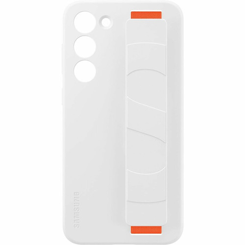 Samsung Galaxy S23+ Silicone Grip Case - For Samsung Galaxy S23+ Smartphone - White - Silicone (Fleet Network)