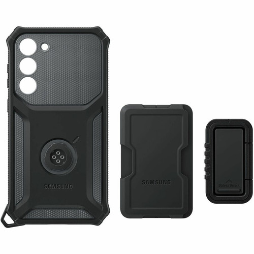 Samsung Galaxy S23+ Rugged Gadget Case - For Samsung Galaxy S23+ Smartphone - Titanium - Scratch Resistant, Drop Resistant, Impact - (Fleet Network)