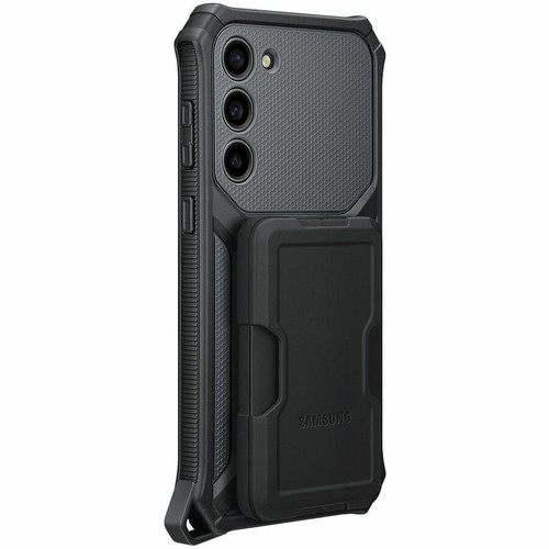 Samsung Galaxy S23+ Rugged Gadget Case - For Samsung Galaxy S23+ Smartphone - Titanium - Scratch Resistant, Drop Resistant, Impact - (Fleet Network)