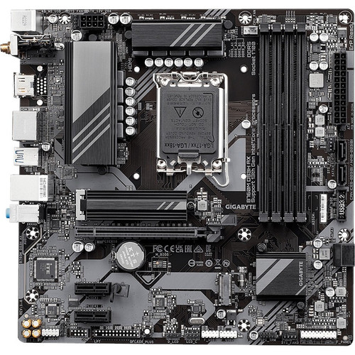 GIGABYTE Ultra Durable B760M DS3H AX Gaming Desktop Motherboard - Intel B760 Chipset - Socket LGA-1700 - Micro ATX - Core, Pentium - - (B760M DS3H AX)