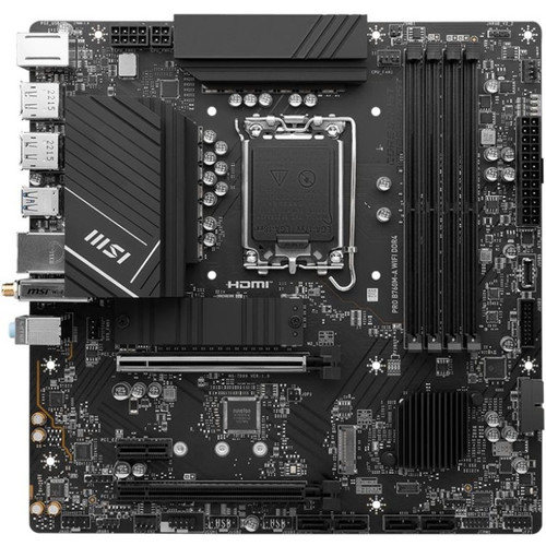 MSI Pro B760M A WIFI DDR4 Micro ATX Professional Desktop Motherboard Intel Socket LGA 1700 Core Pentium Celeron Support PROB760MAWID4