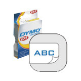 Dymo D1 45014 Thermal Label - 15/32" (12 mm) Width - Rectangle - Thermal Transfer - Glossy - White, Blue (Fleet Network)