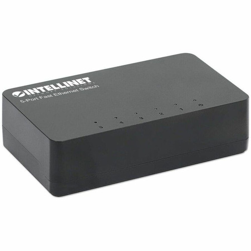 Intellinet 561723 5-Port Fast Ethernet Switch - Layer 2 - 10/100Base-T - Desktop Compact - Fanless