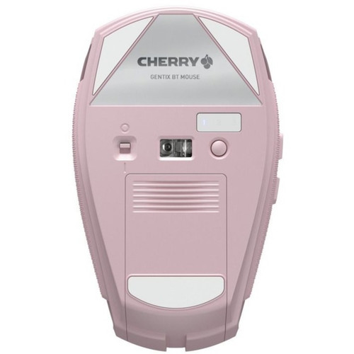 CHERRY JW-7500US-19 GENTIX BT Bluetooth Mouse - Wireless Optical - 2000 DPI - 7 Buttons - Blossom Color - Symmetrical Fit for Small/Large Hands