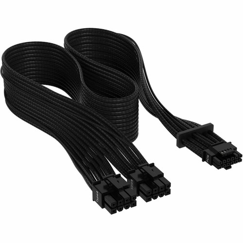 Corsair Premium CP-8920331 Internal Power Cord - For Power Supply, Graphic Card - Black - 2.1 ft (0.65 m) Cord Length - 12VHPWR / - 1 (Fleet Network)