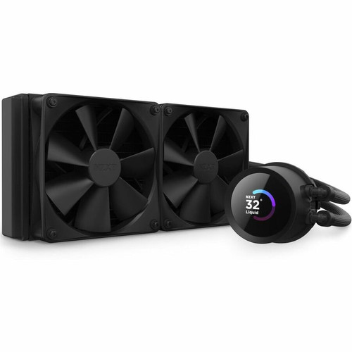 NZXT Kraken 240 240mm AIO Liquid Cooler with LCD Display - 1 Pack - 4.72" (120 mm) Maximum Fan Diameter - 2 x Fan(s) - 78.02 CFM - rpm (Fleet Network)