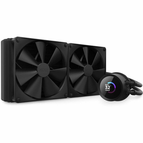 NZXT Kraken 280 280mm AIO Liquid Cooler with LCD Display - 1 Pack - 5.51" (140 mm) Maximum Fan Diameter - 2 x Fan(s) - 99.68 CFM - rpm (Fleet Network)