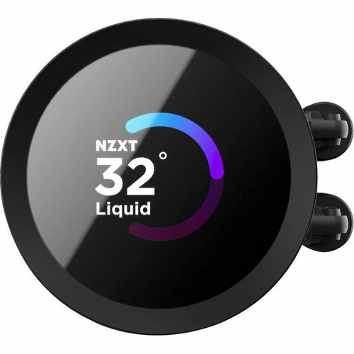 NZXT Kraken AIO Liquid Cooler With Integrated LCD Display Dual Fan High Airflow Cooling Diameter Maximum Pack CFM Rpm Mm S X RL-KN280-B1