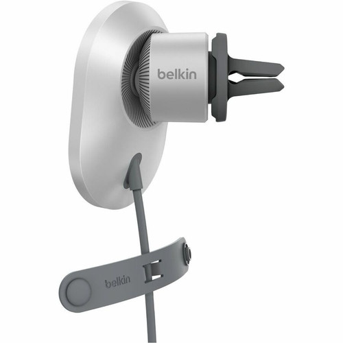 Belkin BoostCharge Pro Wireless Car Charger With Official MagSafe Charging 15W - For iPhone - Input connectors: USB - MagSafe Fast - 1 (WIC008BTGR)