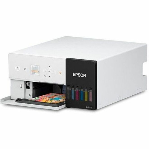 Epson SureLab D570 Dye Sublimation Printer - Color - Photo Print - Desktop - 14 Second Photo - 1440 x 720 dpi - Fast Ethernet - LAN - (SLD570SE)