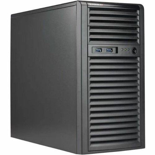 Supermicro SuperChassis 732I-R600B - Mid-tower - Black - 10 x Bay - 1 x 120mm Fan(s) Installed - 600 W - Micro ATX, EATX, ATX - 2 x - (Fleet Network)