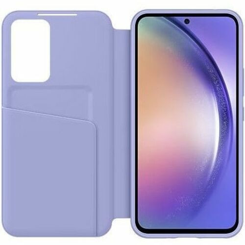 Samsung Carrying Case (Wallet) Samsung Galaxy A54 5G Smartphone - Blueberry - 6.36" (161.60 mm) Height x 3.19" (81 mm) Width x 0.58" (EF-ZA546CVEGCA)