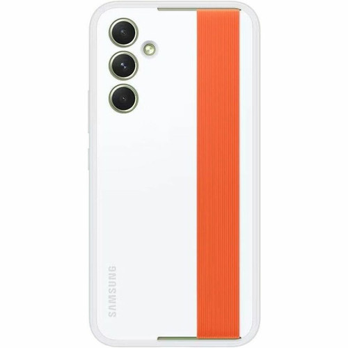 Samsung Galaxy A54 5G Haze Grip Case - For Samsung Galaxy A54 5G Smartphone - White - Drop Resistant (EF-XA546CWEGCA)