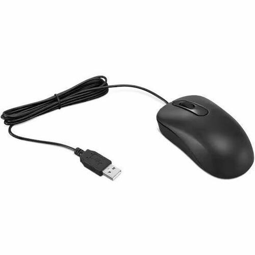 Lenovo 100 USB-A Wired Mouse - Full-size Mouse - Optical - Cable - Black - USB Type A - 1000 dpi - 3 Button(s) - Symmetrical (Fleet Network)