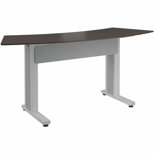 Middle Atlantic Forum Series Arc Table for 3 People - 38in Height - Asian Night Table Top with Light Table Base - Asian Night Arc Top (Fleet Network)