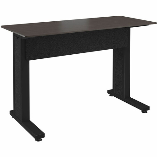 Middle Atlantic Forum Series Rectangle Table for 2 People - 38in Height - Asian Night Table Top with Dark Table Base - Asian Night Top (Fleet Network)