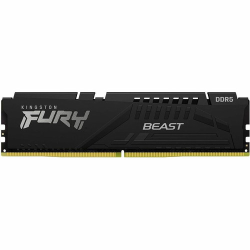 Kingston 64GB (4x16GB) DDR5 5200MT/s CL40 FURY Beast Black XMP - For Motherboard - 64 GB (4 x 16GB) - DDR5-5200/PC5-41600 DDR5 SDRAM - (Fleet Network)