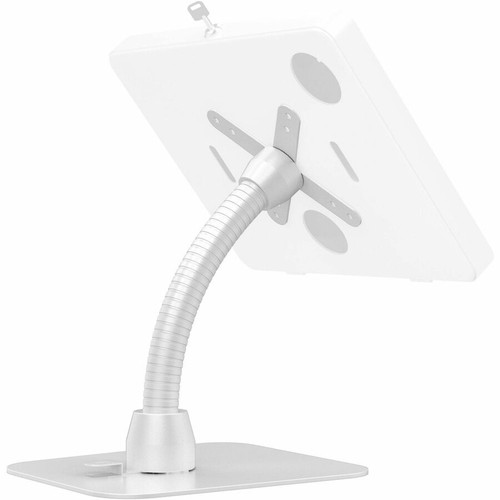 CTA Digital VESA-Compatible Cable Management Gooseneck and Base Plate (White) - 75 x 75, 100 x 100 - VESA Mount Compatible - Rugged - (Fleet Network)