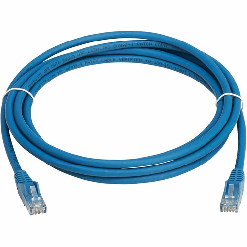 Tripp Lite series Cat6 Gigabit Snagless Molded UTP Ethernet Cable (RJ45 M/M), PoE, LSZH, Blue, 3 m - 9.8 ft (3 m) Category 6 Network - (Fleet Network)