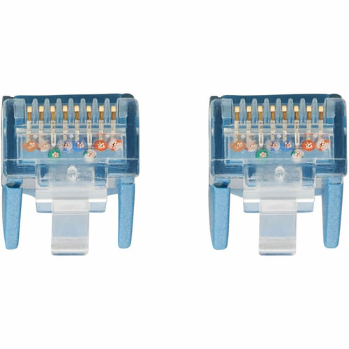 Tripp Lite series Cat6 Gigabit Snagless Molded UTP Ethernet Cable (RJ45 M/M), PoE, LSZH, Blue, 3 m - 9.8 ft (3 m) Category 6 Network - (N201L-03M-BL)