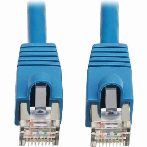 Tripp Lite series N272L-F0P5M-BL Cat.8 SSTP Network Cable - 1.6 ft (0.49 m) Category 8 Network Cable for Network Device, Server, PoE - (Fleet Network)