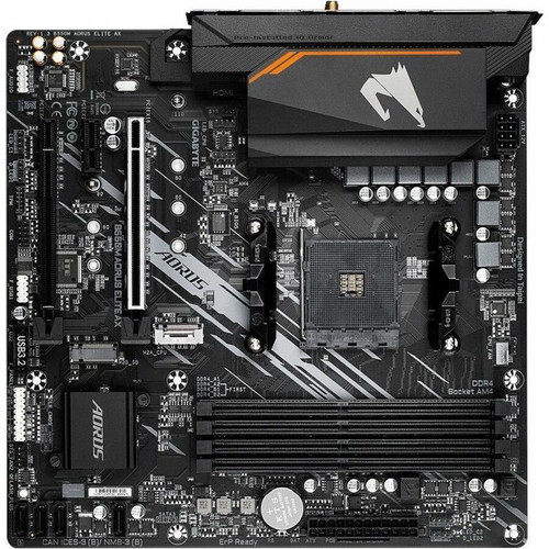 Aorus B550M ELITE AX Micro ATX Desktop Motherboard Socket AMD Chipset Ryzen 5 And 3 Support B550M AORUS ELITE AX B550M AORUS B550M AORUS ELITE AX