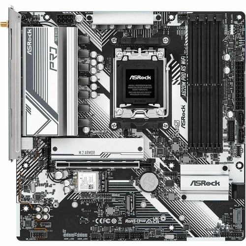 ASRock A620M PRO RS WiFi Micro ATX Gaming Motherboard Socket AMD Chipset Integrated A620M PRO RS WIFI A620M PRO RS WIFI A620M PRO RS WIFI