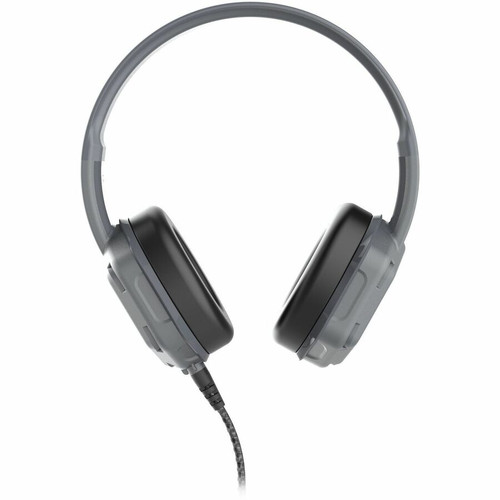 Brenthaven Rugged 2 Headphone - Stereo - Mini-phone (3.5mm) - Wired - Over-the-head - Binaural - Ear-cup - 5 ft (1.52 m) Cable - Gray (Fleet Network)