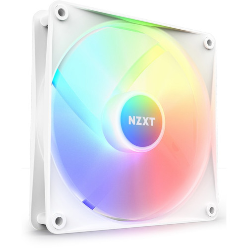 NZXT F140 RGB Core RF-C14SF-W1 Cooling Fan - 1 Pack - 5.51" (140 mm) Maximum Fan Diameter - 1 x Fan(s) - 90.79 CFM (154.25m³/h) - 1500 (Fleet Network)