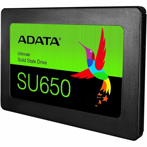 Adata Ultimate SU650 512 GB - 2.5" Internal - SATA (SATA/600) - Desktop PC Device Supported - 280 TB TBW - 520 MB/s Maximum Read Rate (ASU650SS-512GT-R)