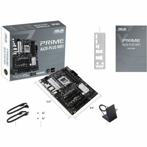 ASUS ATX PRIME Gaming Motherboard With AMD Chipset And Socket For Ryzen 7 Processor Support WIFI PRIME A620-PLUS WIFI PRIME PRIME A620-PLUS WIFI