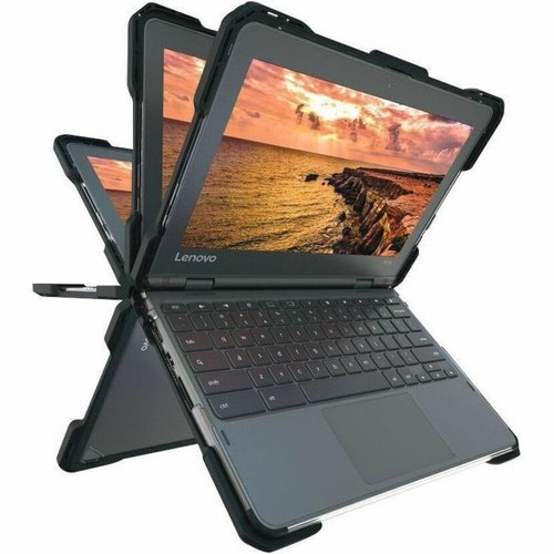 Rugged Hard Shell Case for Lenovo 300e 300w and 500e 500w Gen 3 Chrome and Windows w Stylus Cutout - LAP7898 LAP7898