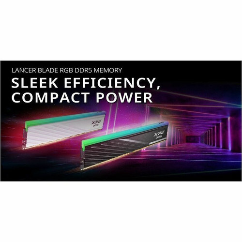 XPG LANCER 32GB (2 x 16GB) DDR5 SDRAM Memory Kit - For Desktop PC - 32 GB (2 x 16GB) - DDR5-6400/PC5-51200 DDR5 SDRAM - 6400 MHz - - V (AX5U6400C3216G-DTLABRBK)