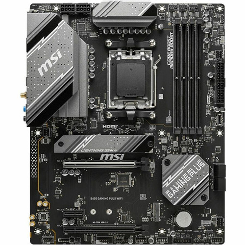 MSI ATX Gaming Motherboard With AMD Chipset And Socket For DDR5 Memory Ryzen Processors Processor Supported Desktop PLUS WIFI GB B650GPWIFI