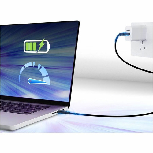 SIIG Thunderbolt 4 2.3 Ft Data Transfer Cable High Bandwidth Connection For Notebooks Monitors Docks And External GPUs CB-TB0211-S1