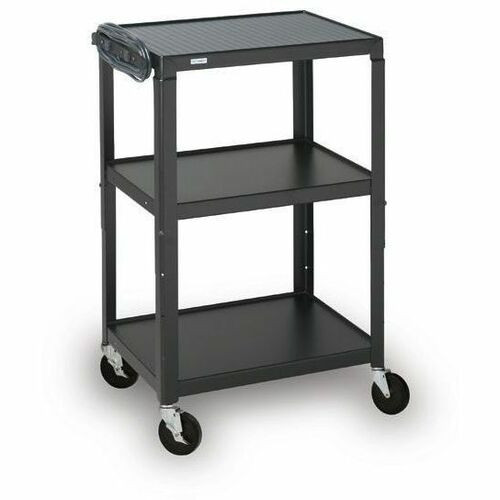 Bretford A2642NSE Multimedia Cart - 4 Casters - 4" (101.60 mm) Caster Size - Steel - 24" (609.60 mm) Width x 18" (457.20 mm) Depth x (Fleet Network)